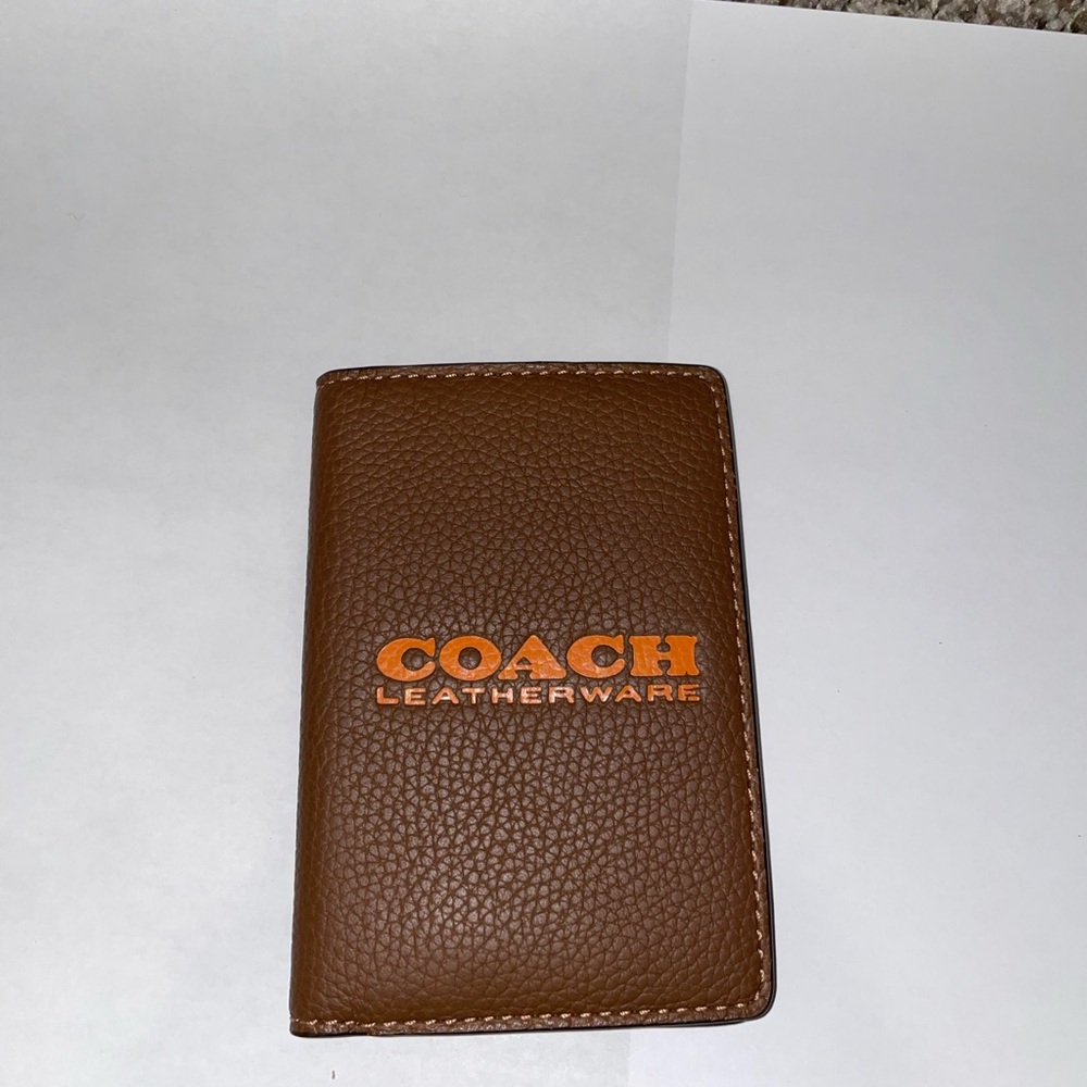 Coach Brown Leather Money Clip - Picture 2 of 5